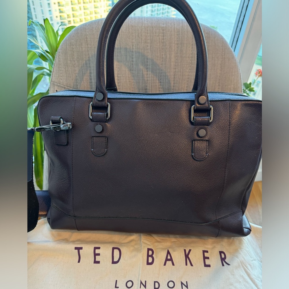 Ted Baker Laptop Bag - Aubergine